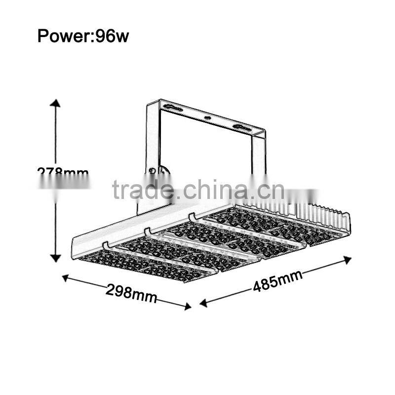 HOT! Bridgelux chip waterproof Heatsink MIC 120w led tunnel light made in china lighting area maximum