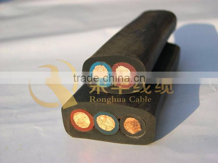 Rubber Insulated and Sheathed Submersible Pump Waterproof Electrical Cable