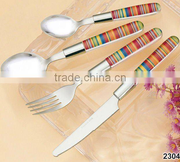 stainless steel knife fork spoon