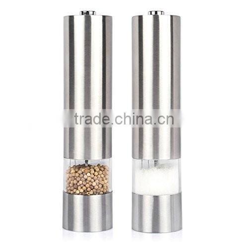 2016 Electronic salt and pepper mill electronic salt pepper grinder
