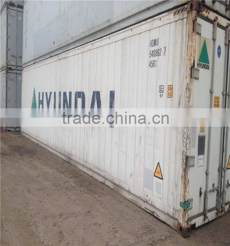 40' used Reefer Container with Thermo king refrigerator