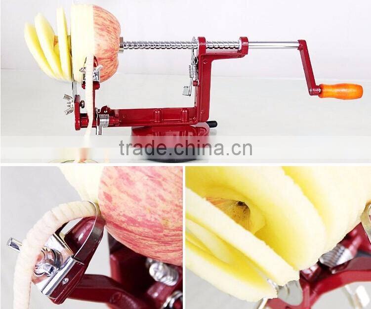 3 in 1 stainless steel commercial apple Pear Potato Peeler Corer Slicer