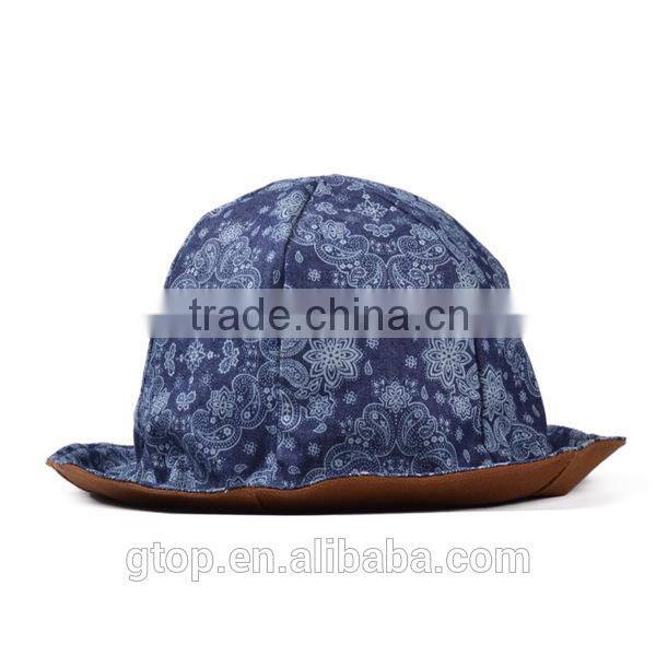 Fashion Double-face Bucket Hat Boonie Outdoor Cap