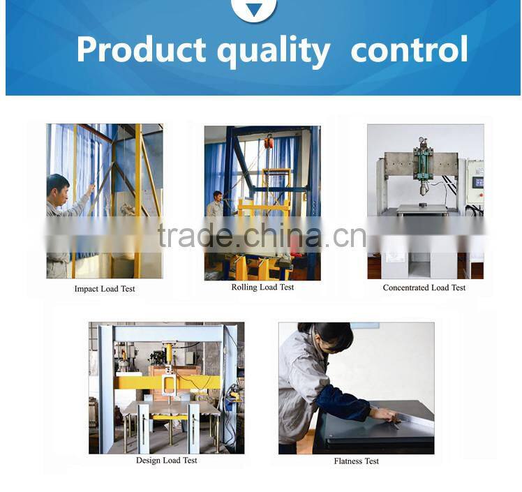 Steel cementitious raised access panel with trunking