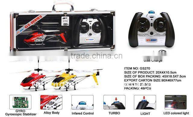 Mini 3CH Infrared Metal RC Helicopter with GYRO
