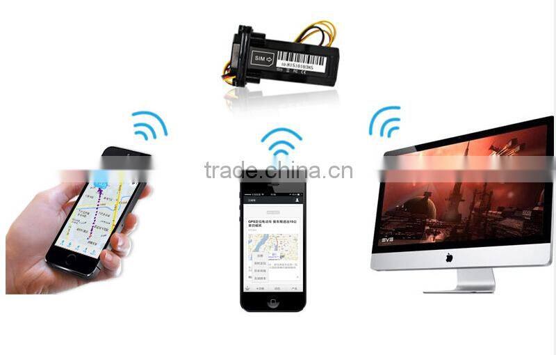 2015 New Design Waterproof Online GPS SIM Card Tracker Vehicle GPS Tracker