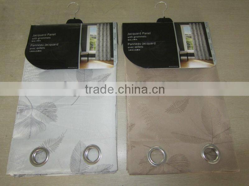 100% polyester curtain jacquard fabric