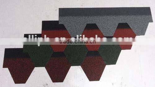 Hexagonal bitumen shingles Asphalt Shingles / tiles