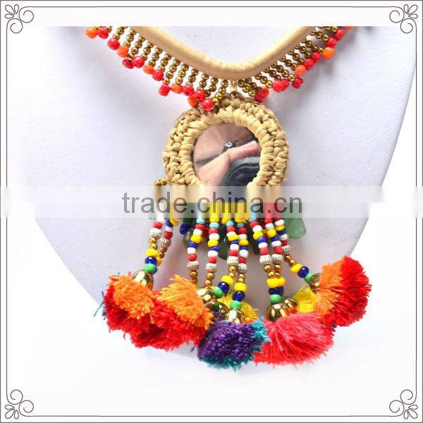 Tassel Pendant Ethnic Necklace for Women