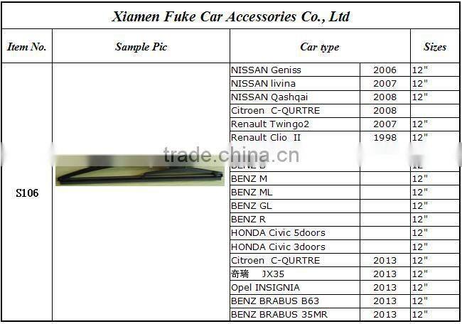 T106 Germany Car Parts J-HOOK Arm Rear Wiper