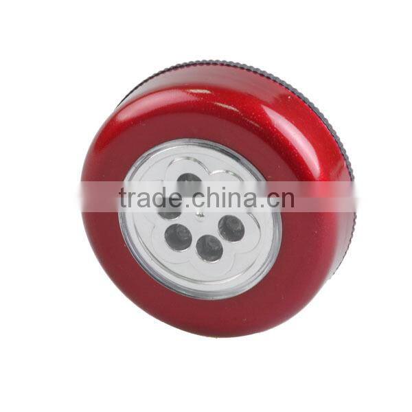 Sticker 6 LED Colorful ABS LED Touch Lamp