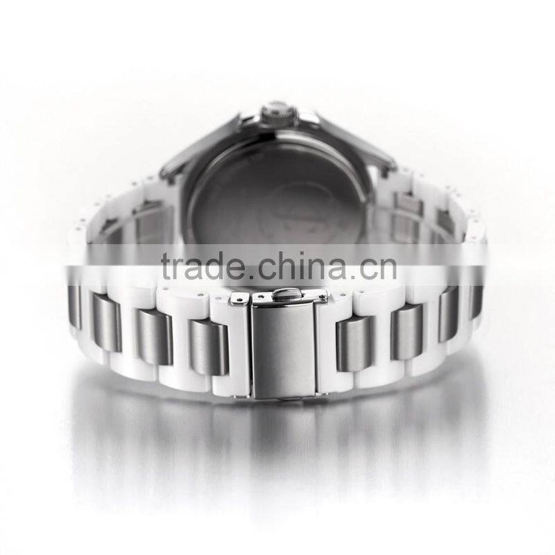 High Quality Stone Setting Women Watches Ceramic 3ATM