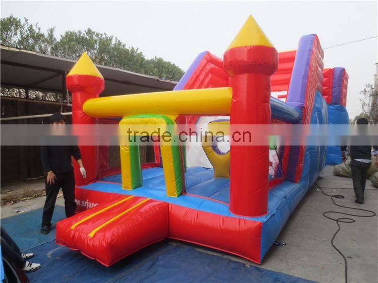 EN41960 Inflatable Playground Obstacle Game/outdoor obstacle course equipment