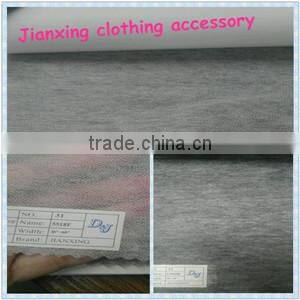 Superior bond strength horse hair interlining