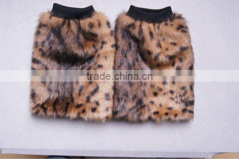 2012 faux fur leg warmer,heated leg warmers