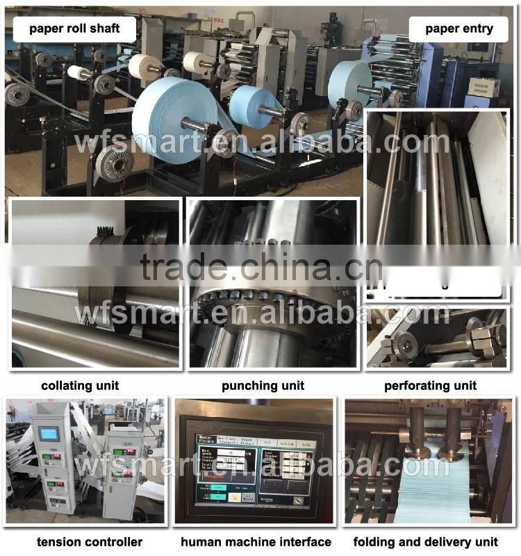 continuous form paper Collating machine and Coding Machine