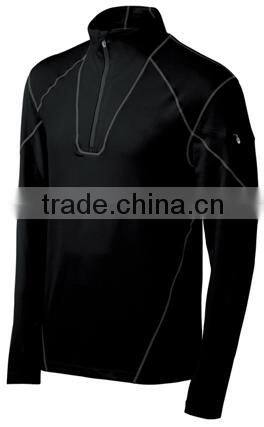 High quality custom long sleeve coolmax running jersey