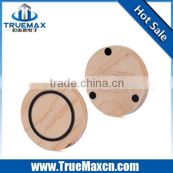 2016 Hot Selling Wireless Charge Wooden Wireless Charging Pad for Cell Phone Mobile