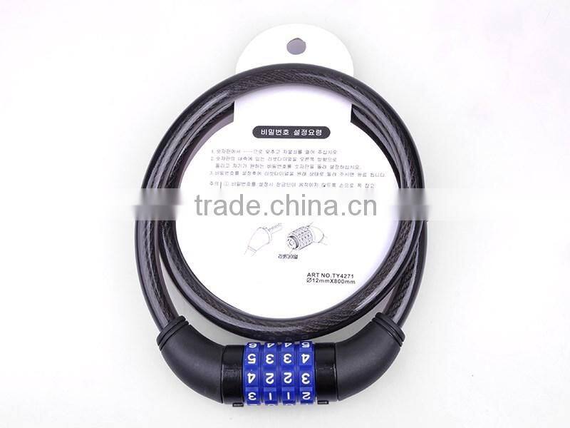 Anti Theft Cheap Bicycle Lock Password Bike 4 Code Lock Combination Bike