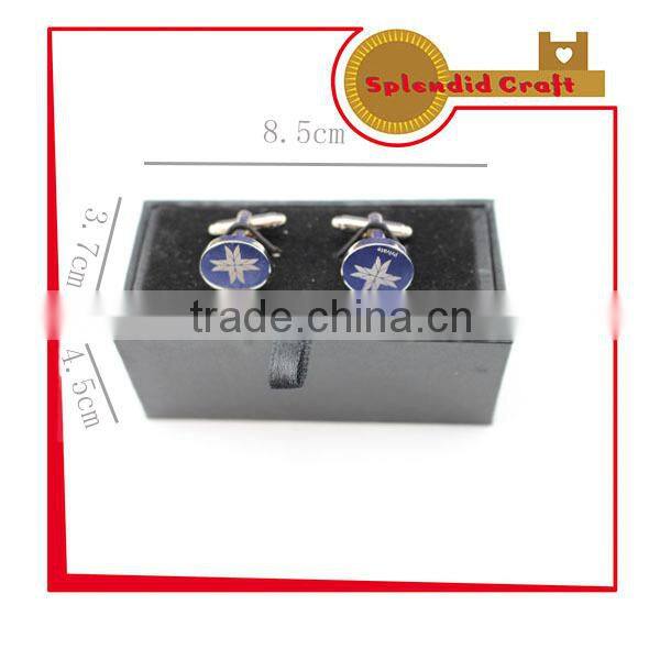 black velvet cufflink box