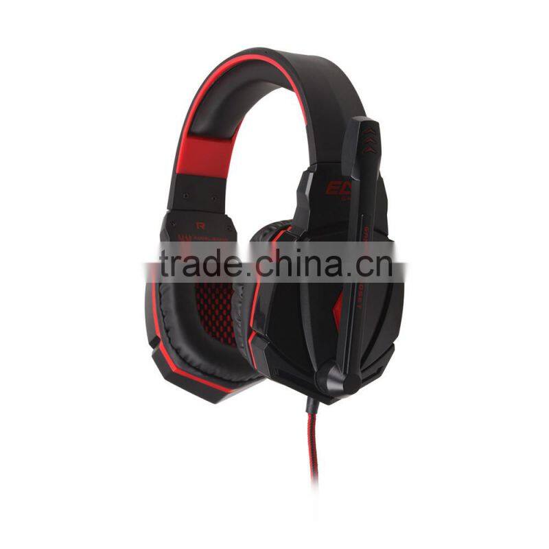 High quality comfortable stereo computer headphone gamer with mic