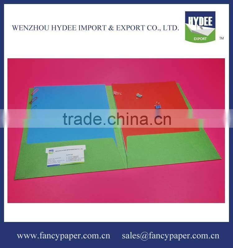 Colorful paper File Folder (Paper Folder, File Holder, Document Holder, Clip File, Suspension File, office/school File)