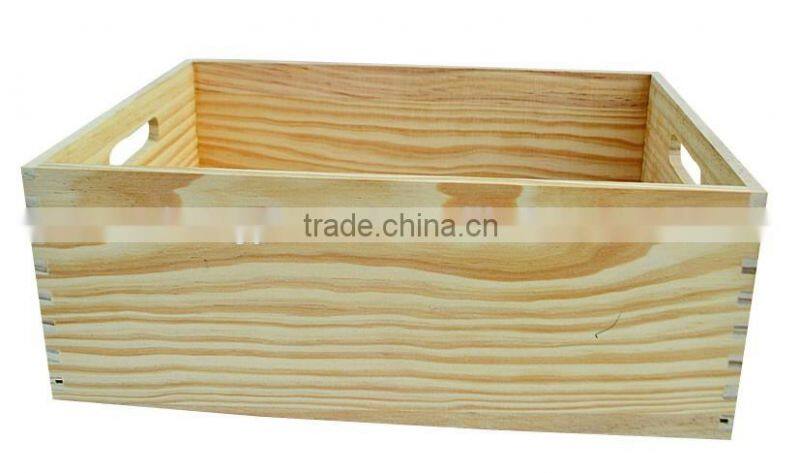 Cheap wooden crate box wooden shoe box custom wooden box