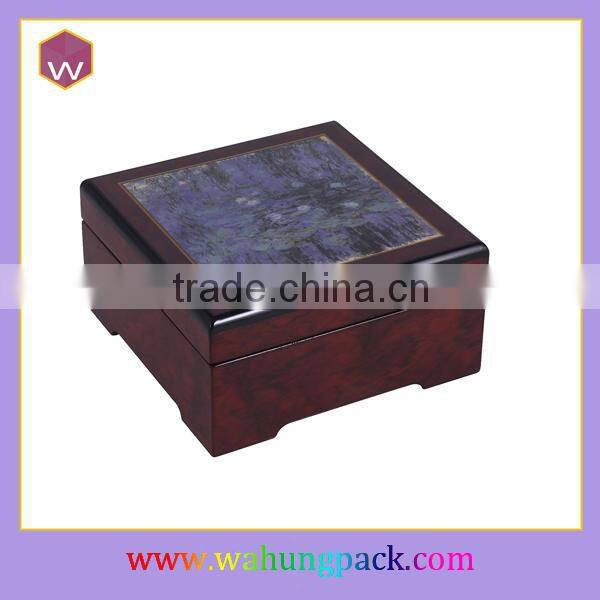 Music jewelry box customized wood musical gift box