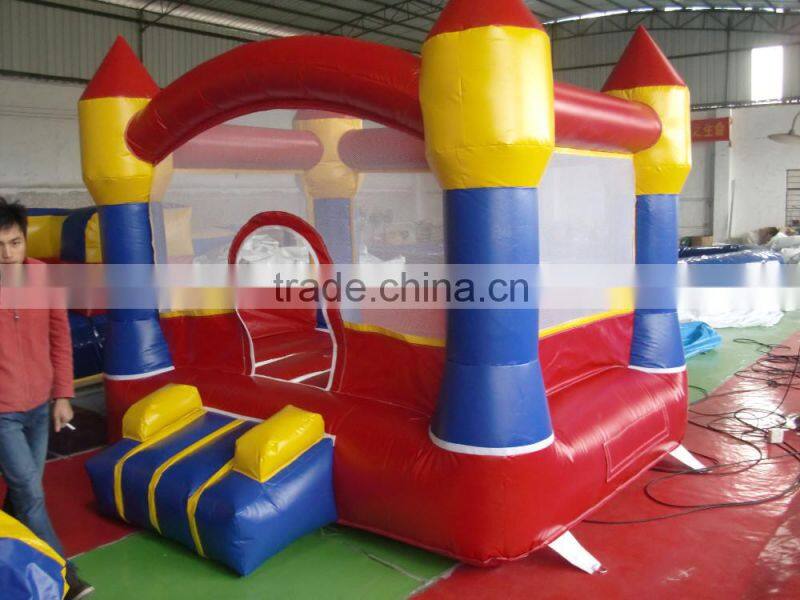 Best price baby bouncer with mosquito net , inflatable bouncer for sale
