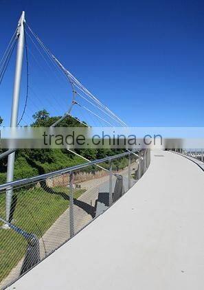durable stainless steel bridge fence railing mesh