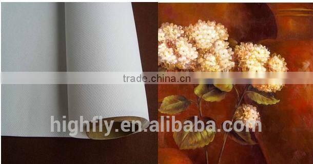 Polyester & Cotton Inkjet Canvas Rolls 200gsm - 400gsm Waterproof
