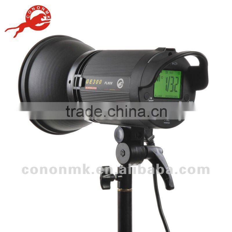 Hot sale cheap CONONMK GE300 new studio flash light kit