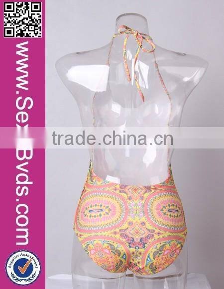 BIkinis fabric wholesale crotchless swimwear one piece