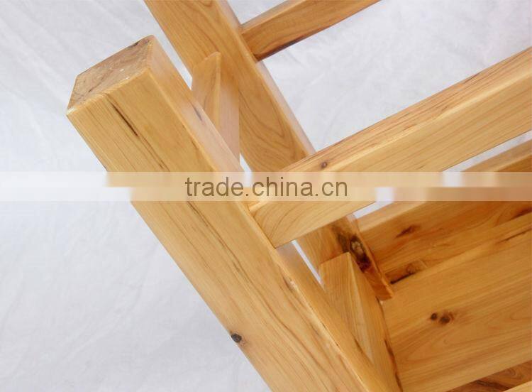 Chinese handmade solid portable wooden fishing stool/bar stool parts