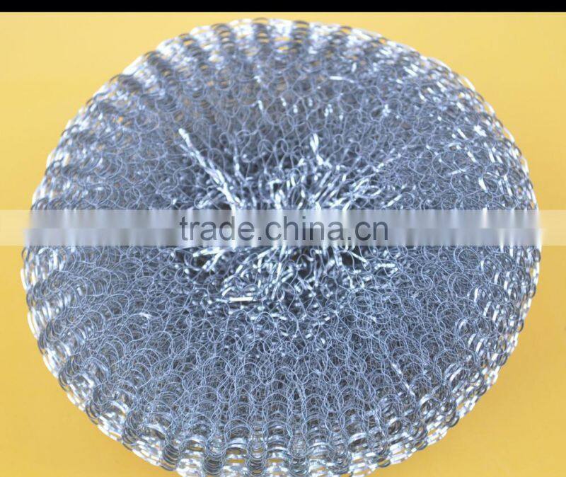 Galvanized metal scrubbers