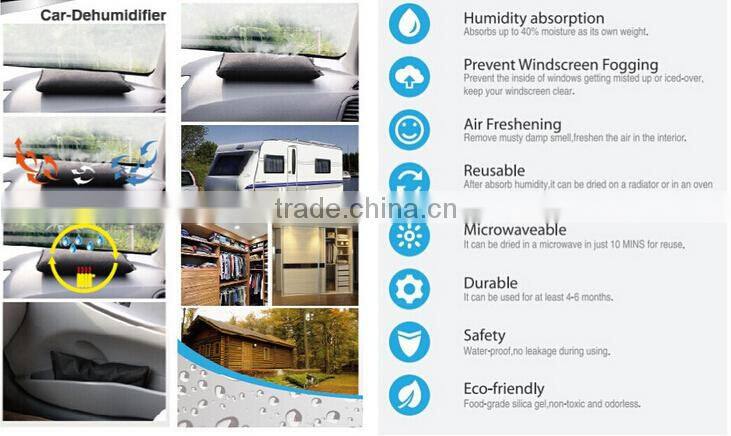 Walmart & BSCI audited Factory Supply Reusable Car Damprid Humidity Absorber Bag