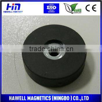 High quality rubber coated rare earth pot magnets