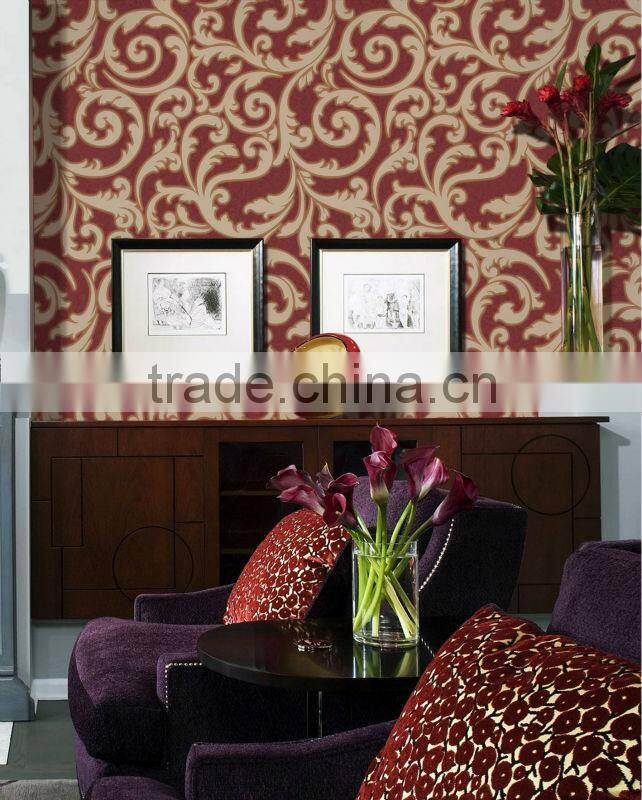 European style tv background non-woven wallpaper wallcovering