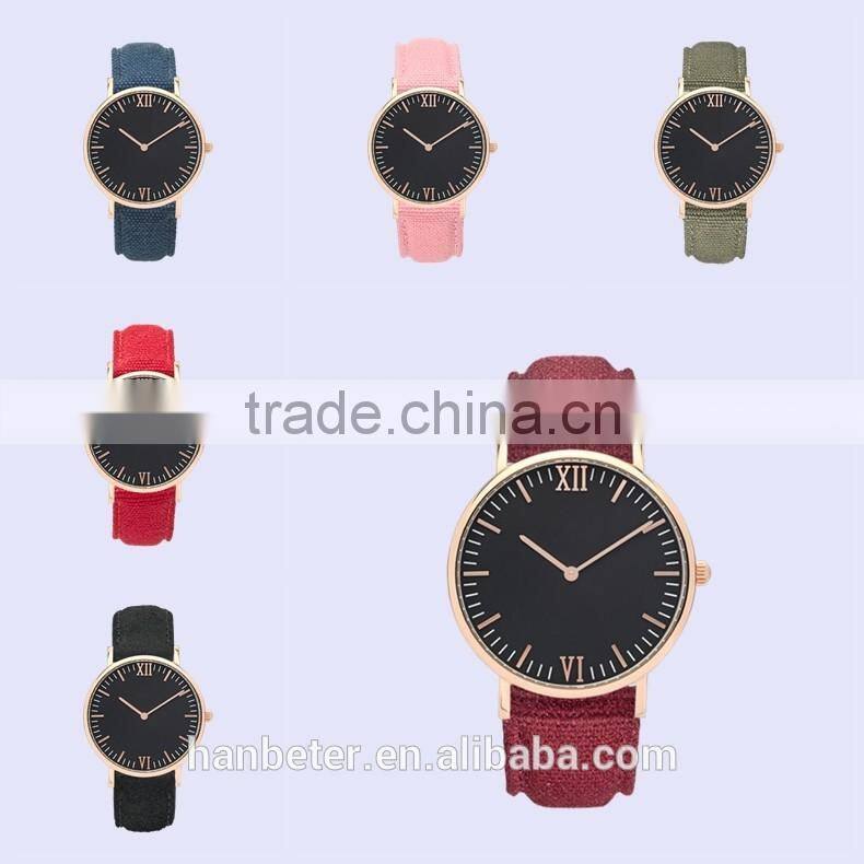 Wholesale price 3atm waterproof genuine leather women watch with japan miyota 2035 movement