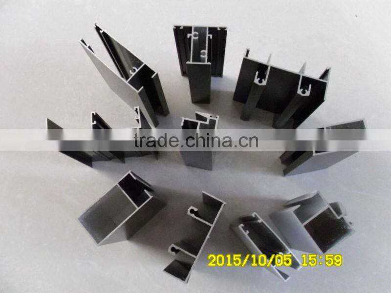 Colored Anodized aluminium extrusion profiles to make window