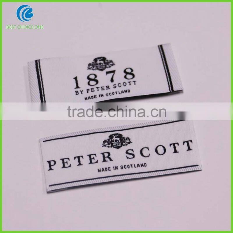 Customized High Quality Woven Clothing Labels Clothing Labels Iron On Garment labels