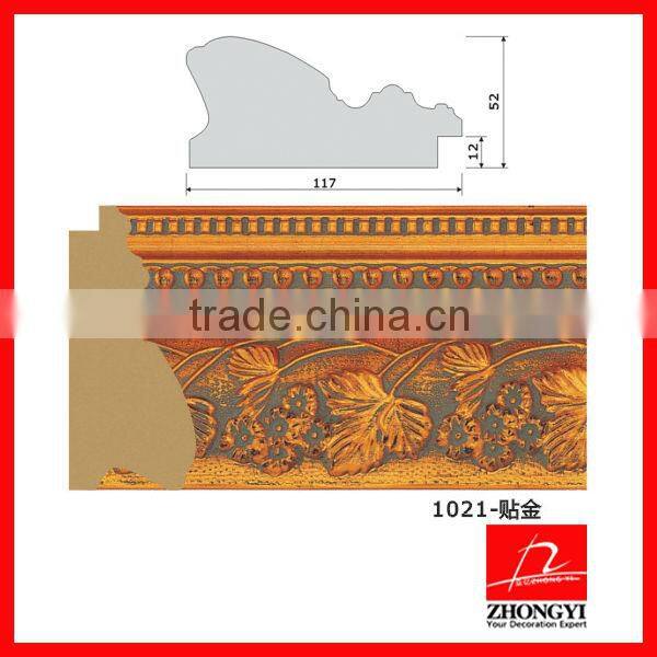 polystyrene foam interior decorative moulding /architectural foam moulding