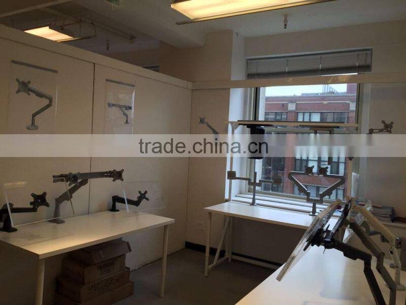 360 degree Space Controller LCD Monitor Mount no gas spring with pole up and down switch monitor arm