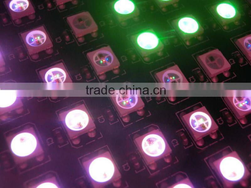 256pixels smd 5050 rgb ws2812b led dot matrix