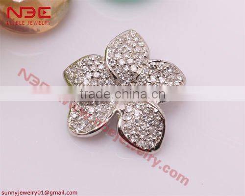 925 sterling silver pendant with black AAA zircon stone