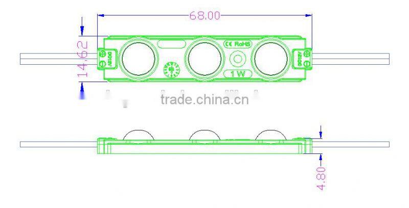 injection 5630 led module with lens
