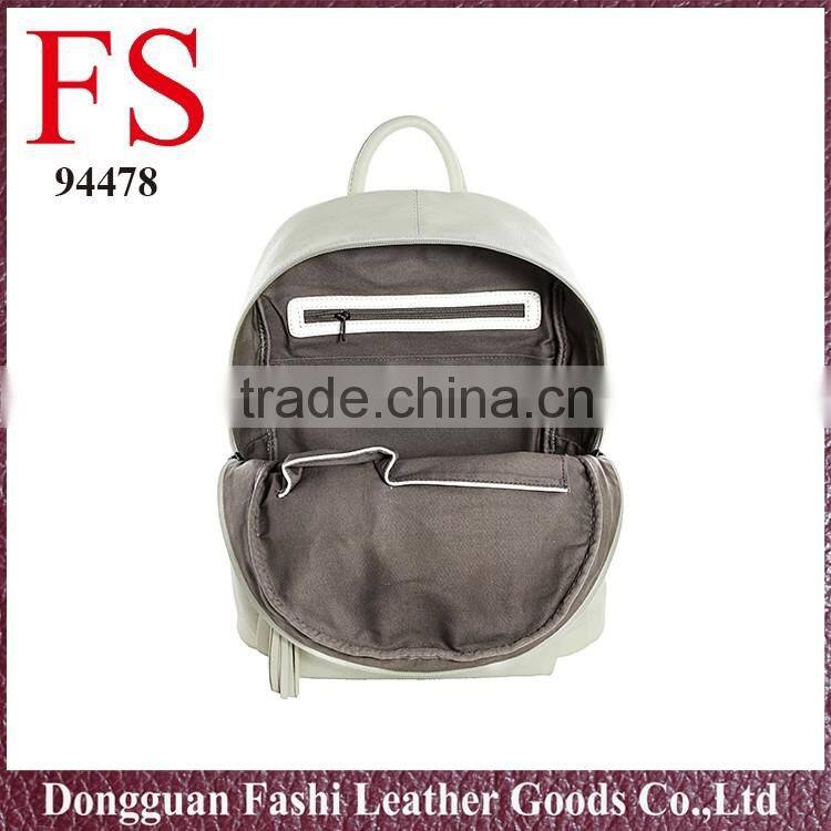 Hiking new genuine leather backpack for school girls