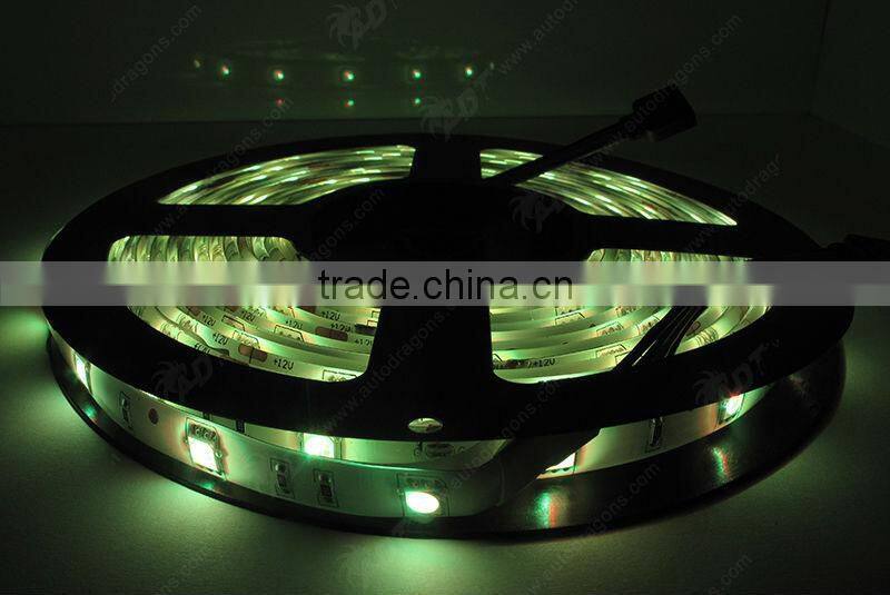 2016 Hot Waterproof 12V 5M flexible 5M 150 RGB 5050 remote control rgb bulb