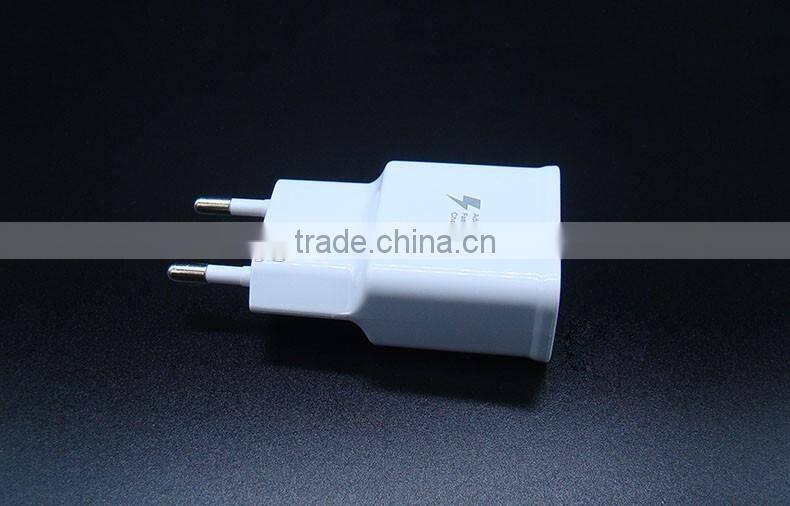 EU USB travel wall power adapter single port dual port charger 5V 2A for Samsung for moblie phone