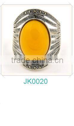2016 New Design Gold-plated Sterling Silver CZ Finger Ring, Flower Fairy Wholesale Jewelry Women Open Ring